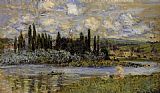 Claude Monet View of Vetheuil painting